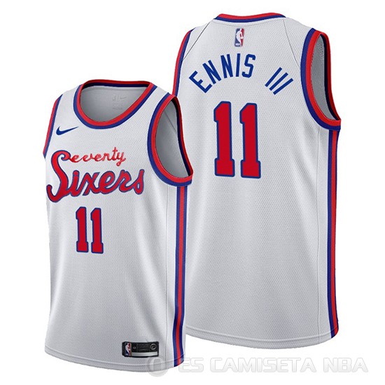 Camiseta James Ennis III #11 Philadelphia 76ers Classic 2019-20 Blanco - Haga un click en la imagen para cerrar